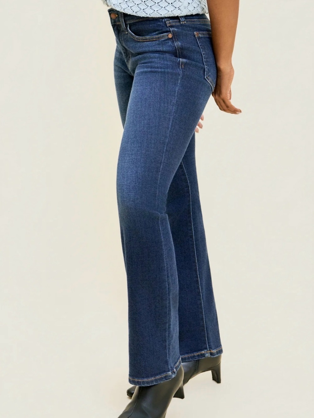 Judy Blue Tommy Control Medium Dark Blue Boot Cut Jeans